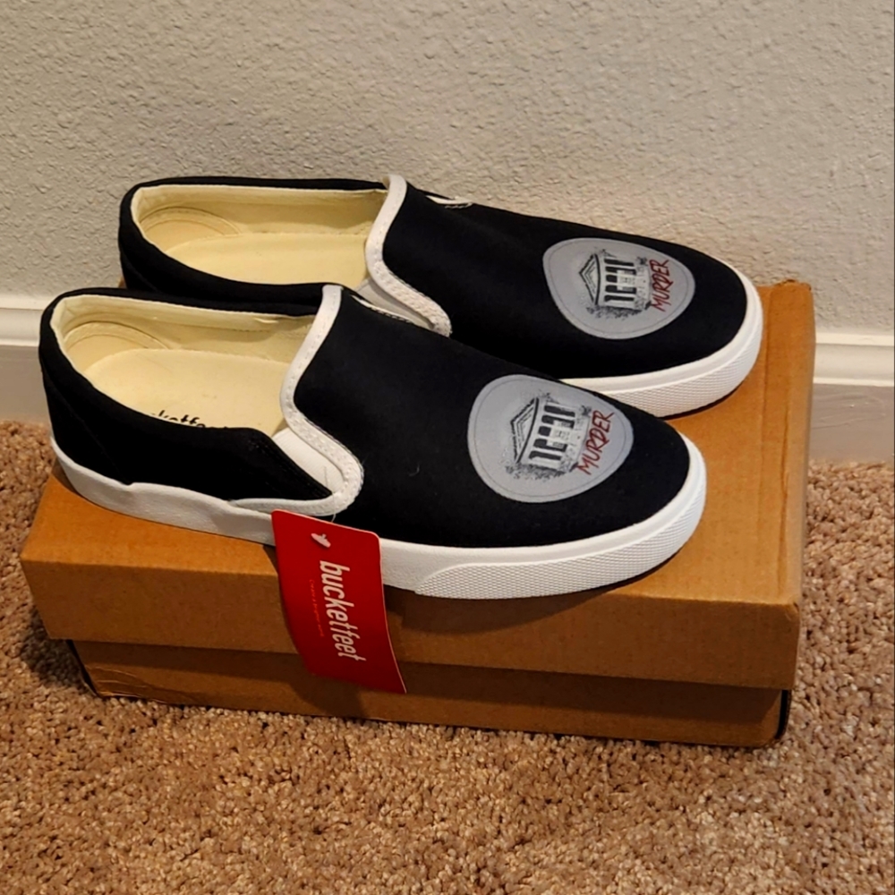 Small Town Murder Podcast loafers
